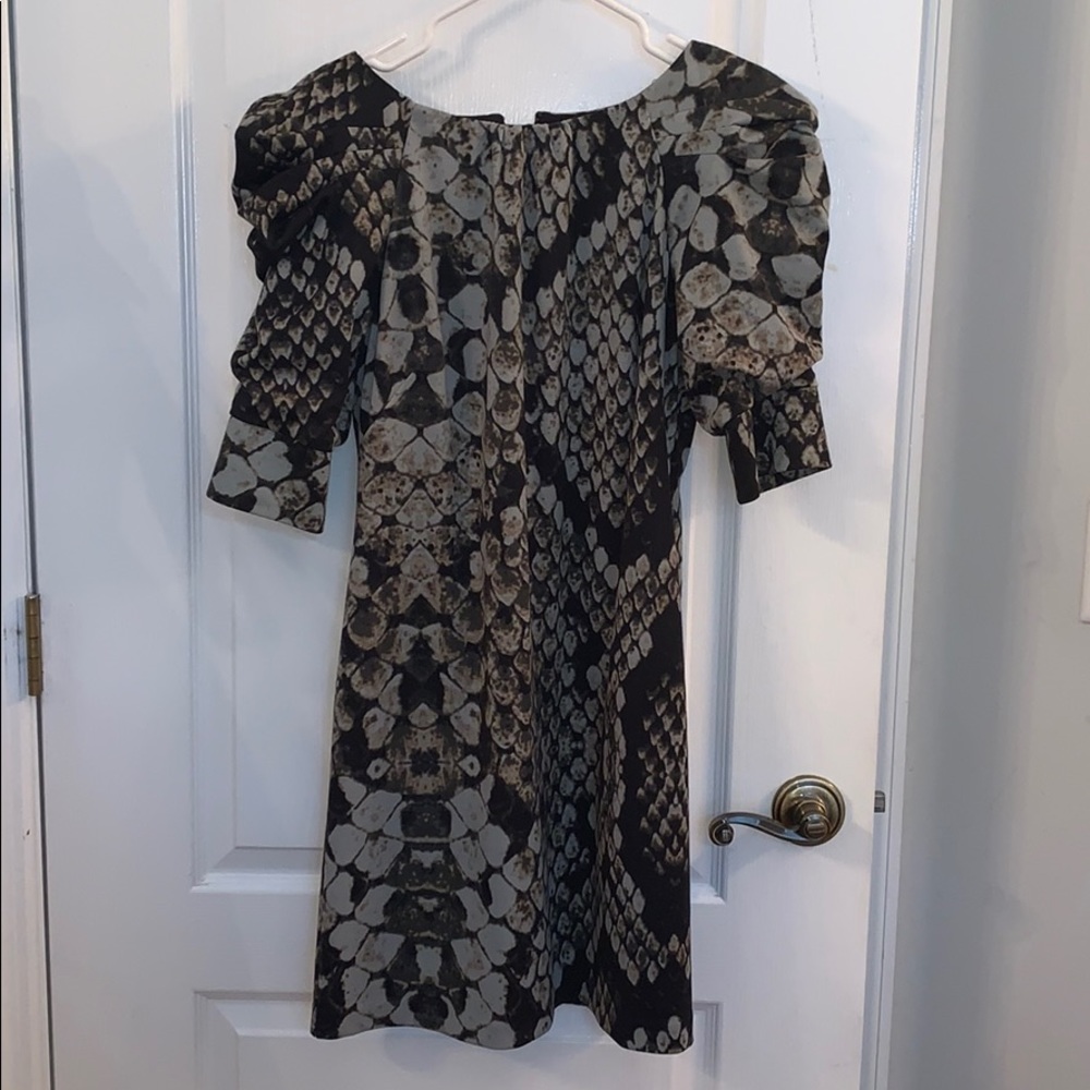 Snakeskin dress